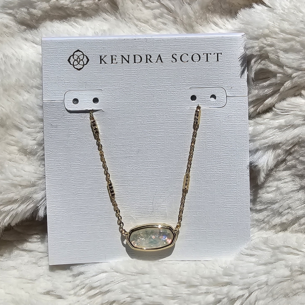 Kendra Scott Gold Necklace with Minimalist Pendant